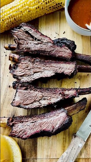 Easy Smoked Beef Ribs | Japanese Home Cooking #shorts #recipe #bbq