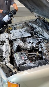 2.3M views · 10K reactions | Dirty Engine Bay Transformation! #detailing #asmr #vehicle #satisfying | The Detail Geek | Facebook