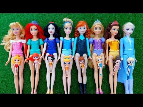 Elsa Doll Dress Transformation ~ DIY Miniature Ideas for Barbie~ Wig, Dress, Faceup, and More! Dolls