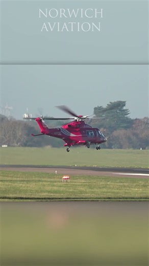 Bond Helicopters AW139 Takeoff! | Norwich Airport