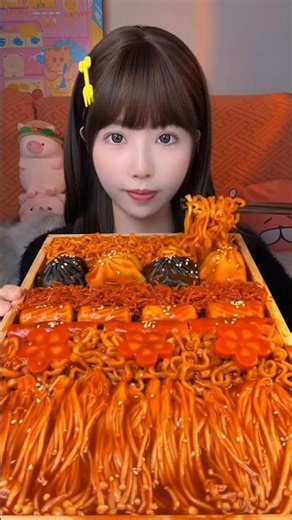 Shoyu Shin Ramyun Blackbean Chicken Ramen & Noodles Mukbang