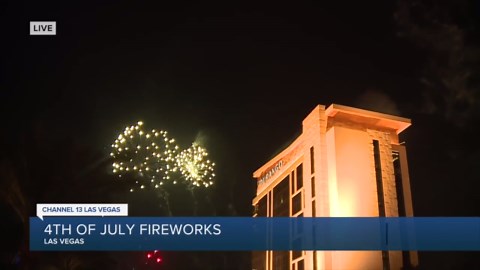 Fireworks over Las Vegas 2025