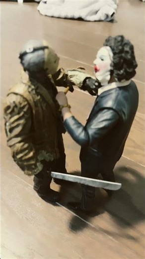 Jason vs leatherface #horror #jasonvoorhees #leatherface