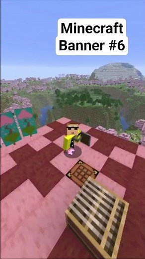 Cherry Blossom Minecraft banner😏