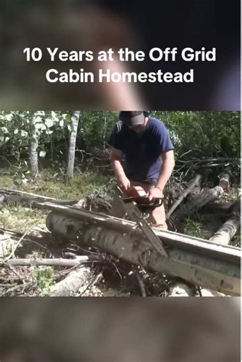 10 Years Living Off-Grid in a Cabin Homestead