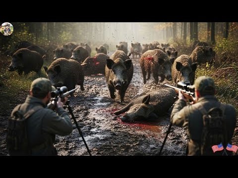 Exploding Forest – Shocking Wild Boar Ambush – Perfect Shots to Take Down Wild Boars
