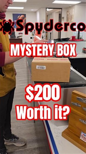 Unboxing a Spyderco Mystery Knife Box?