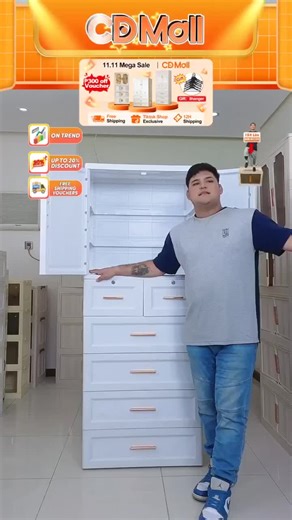 Hanap storage na sulit? CD Lockable Drawer Cabinet, pinakamakapal! With lock pa, kaya go na!