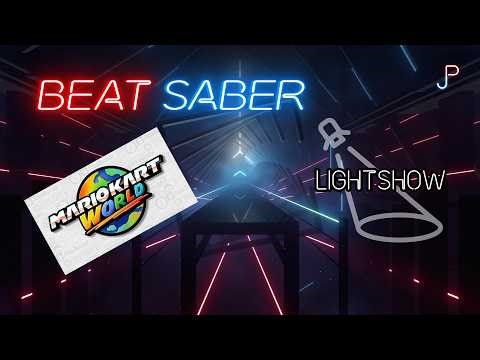 Beat Saber - Creative Exercise (Mario Paint) ♥ SiIvagunner Mario Kart World {Lightshow Only}