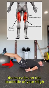96K views · 838 reactions | FITBALL HAMSTRING CURLS One of the most...