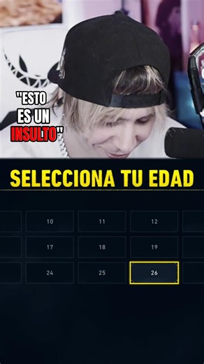 Selecciona tu edad Rubius...🧓🏻