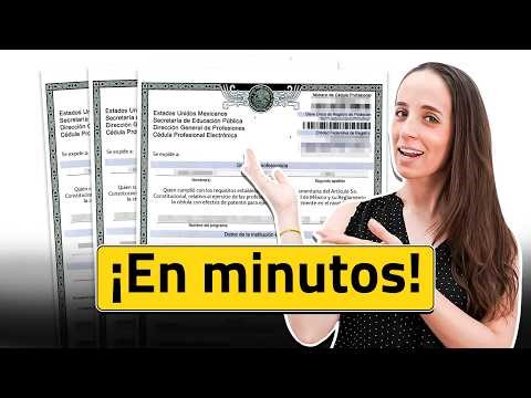 Cédula profesional 2026: cómo tramitarla en línea paso a paso