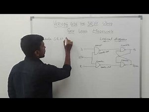 How to Write Verilog Code for SR FF using Gate Level Modeling? || Learn Thought || S Vijay Murugan