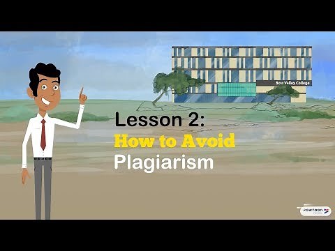 Academic Honesty Lesson 2 - How to Avoid Plagiarism