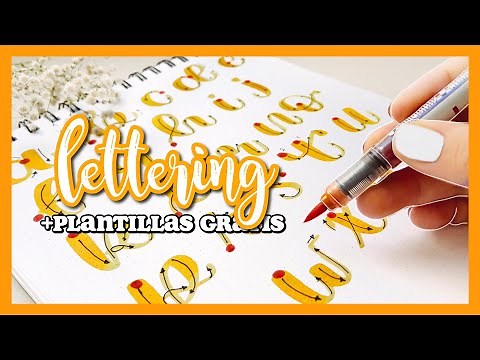 LEARN LETTERING IN A VIDEO ✄ Free templates + tips to get started
