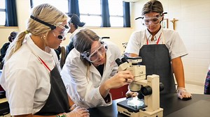 12 reactions | It's #InternationalDayOfWomenAndGirlsInScience and we're celebrating with our PLTW - Project Lead The Way Biomedical Sciences Program! You're #MeantToBeAtMercy to gain real world skills that you can use as a doctor, crime scene investigator, research scientist, and more! #CountdownToRedLetterDay | Mercy High School, Baltimore | Facebook