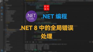 【国语配音】.NET 8 中的全局错误处理