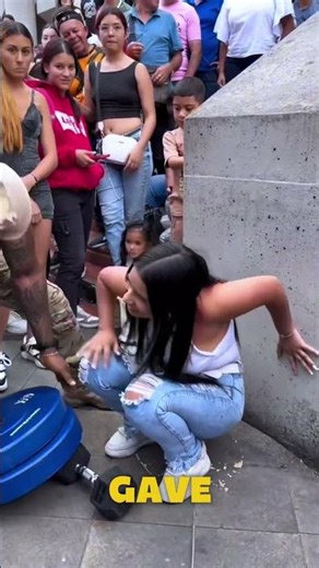 100KG Leg Hold Challenge Gone Wrong 😬/#shorts #sports