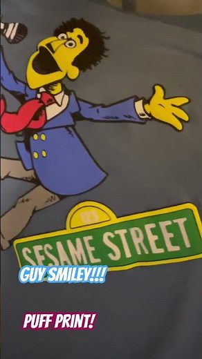 Sesame Street gets Puff Printed! Guy smiley game show!