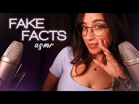 ASMR | Whispering Random FAKE Facts in Your Ears 😉🤭💞