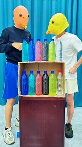 166K views · 2K reactions | ✅ Bottle Color Matching Very Funny Game With My Brother. #comedy #virals #comedyvideo #funny @topfans | FUNqY 2.0 | Facebook