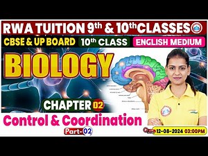 Class 10th Biology Chapter-2 | Control and coordination #2 | Class 10th By Gaurangi Mam