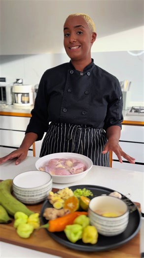 Receta de Pollo Caribeño con Curry y Jengibre