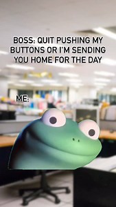 2.7K views · 1K reactions | Boss: “Quit pushing my buttons or I’m sending you home for the day.” Me: furiously pressing like it’s a game show buzzer | Work Riding | Facebook