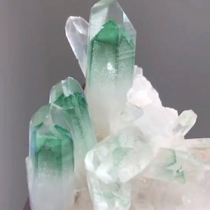 12K views · 1.6K reactions | Beautiful Fuchsite specimen where the clear quartz allows you to see the green phantoms. Locality: Madagascar Geology Love <3 Credits: @thomas.Sullivan | Geology Love | Facebook