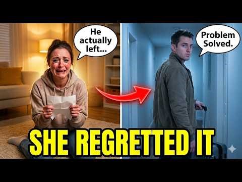 "Leave If You Don't Like It." I Left. She Found An Empty House