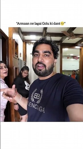 Armaan ne lagai Golu ki dant🥺 #kritikamalik #payalmalik #armaanmalik