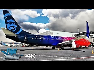 'What is Real?' | Alaska Airlines 737-900ER Seattle - Anchorage, Alaska | A MSFS Experience