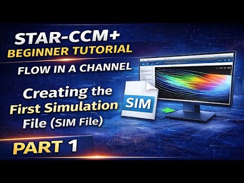 STAR-CCM+ Beginner Tutorial | Chapter 2: Internal Channel Flow Simulation | Part 1: Sim File