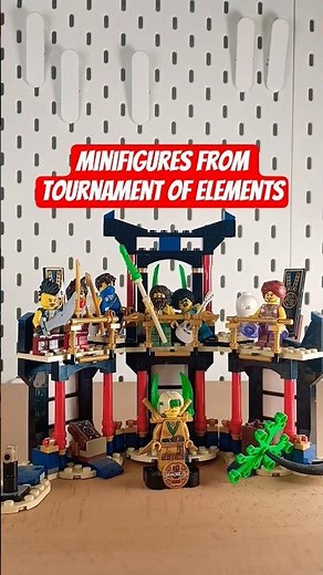 Minifigures from Tournament of Elements - Lego Ninjago Set 71735 #legoninjago #legoninjagoseason4