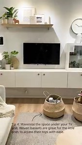 Want a calm, beautiful space, without the toys taking over? Here are some smart and affordable ideas on how to combat the toy clutter and reclaim your living room. | IKEA