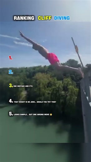 5 Cliff Diving Moments… Wait For #1 😭🌊