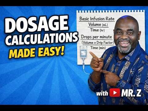 IV Flow Rate Calculations | Infusion Rate (mL/h) & Drops Per Minute (gtt/min) Explained