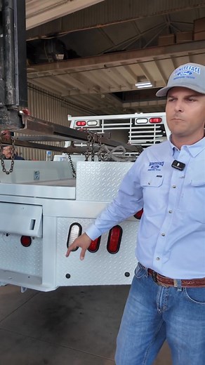 Did You Know B&W Built Truck Beds? Most people only know B&W for hitches but they actually built a few truck beds too. We brought one back to life with fresh paint and cleanup, showing off its reverse-flow hay spikes and unique box design. Would you run one of these rare beds on your work truck? #B&W Flatbed #TruckRestoration | Whiteface Ford