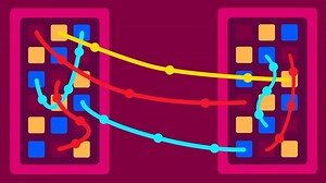 Download A colorful network wiring design representing connectivity, digital communication, and the essential role of structured cabling in systems for free