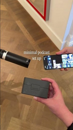 Minimal podcast setup you can take anywhere