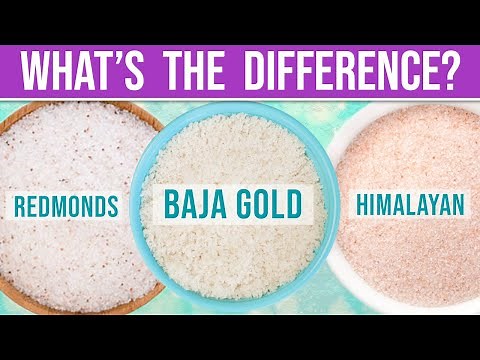 SODIUM & MINERAL COMPARISON: Baja Gold Sea Salt • Himalayan Salt • Redmonds Salt
