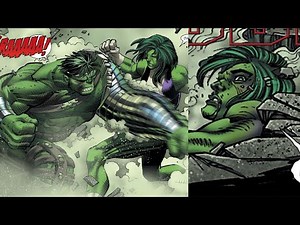 Hulk Assaults She-Hulk