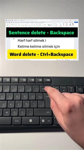 Sentence and word delete shortcut key #word #excel #computertips #window