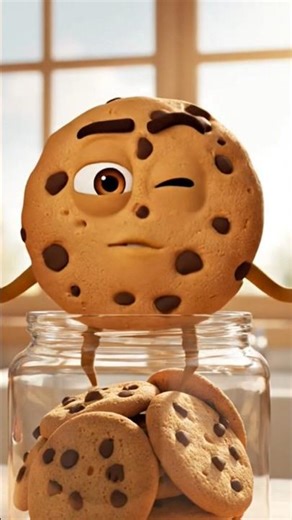 😋😊❤️✨️ #chocolate #biscuit #ai #cute #viral #video