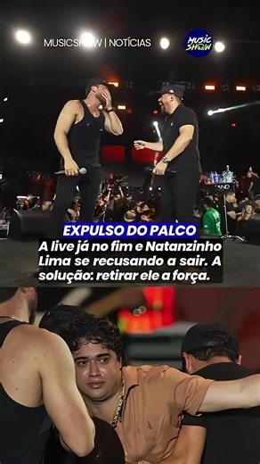 They forcibly removed Natanzinho Lima from the "Tamo Junto" group because he didn't want to leave...
