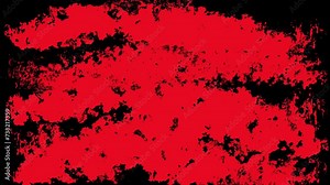 abstract animation of red liquid type blood on black background