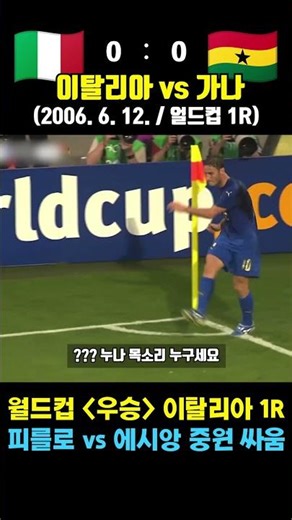 Italy's World Cup-winning era vs. Ghana's Golden Generation (Italy vs. Ghana / June 12, 2006 / Wo...