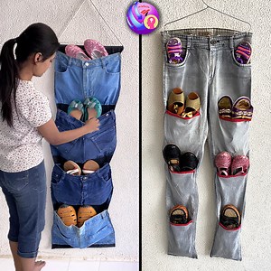 26K views · 268 reactions | 2 Ways to use old jeans for brilliant craft ideas #reusejeans #oldjeans #tips #easy #sewing #jeans | Artefact | Facebook