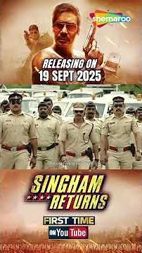 Singham Returns | Releasing on 19 Sept 2025 ‪@shemaroo‬ | First Time on YouTube in 4K
