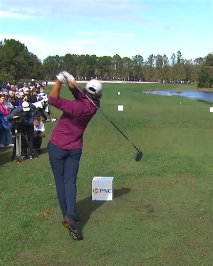 1.1M views · 16K reactions | Charlie Woods is giving it everything  He drives another par 4 green! | PGA TOUR | Facebook